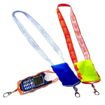 Multi-Function Lanyards With Mobile Phone Holders